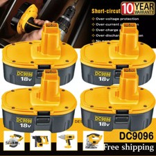 1-4Pack 18V For Dewalt 18 VOLT DC9096 DC9098 Ni-MH Battery DC9099 Replacement US