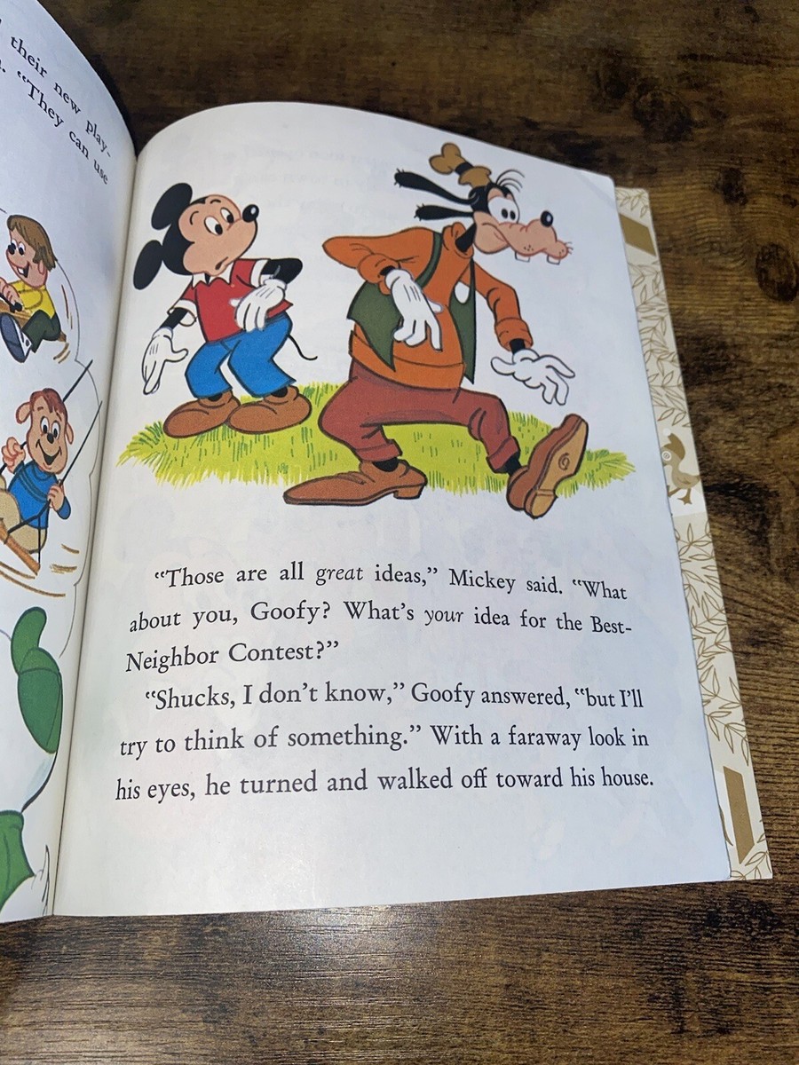 Vintage 1977 A Little Golden Book Walt Disney Mickey Mouse