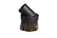 Black 1 1/4" Universal Horse Hair Dust Brush Fit 1.25" Attachment Vacuum Tool