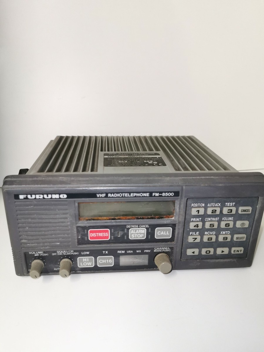 Furuno FM-8500 Marine VHF Radio Telephone Transceiver FOR PARTS/AS-IS