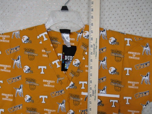 Tennessee Vols Scrubs Dudz University of Tennessee unisex nursing Top NEW sz S - Picture 3 of 7