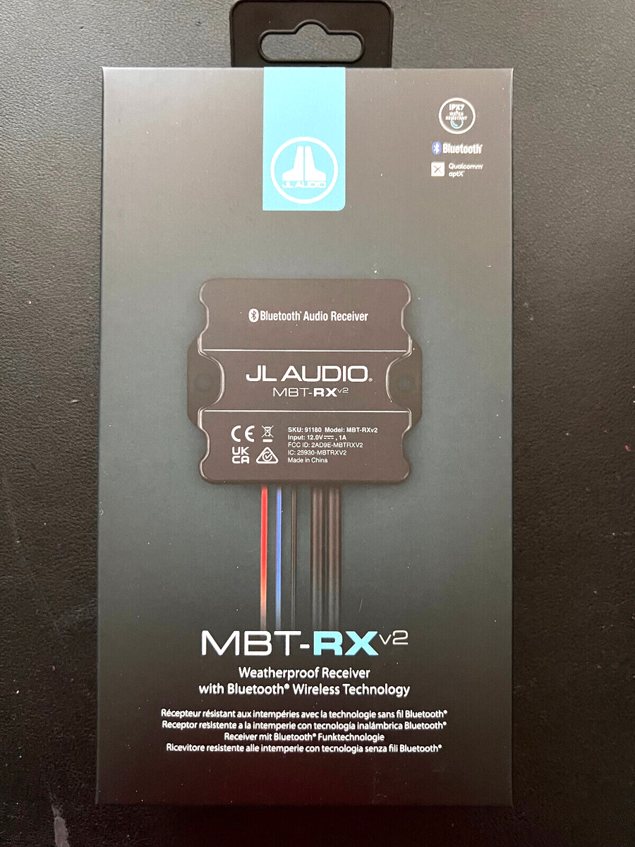 JL AUDIO MBT-RX V2 Marine Weatherproof Receiver w/Bluetooth