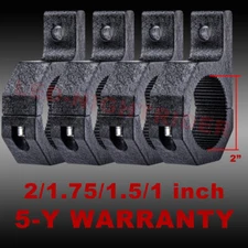 4X 2" Bullbar Mounts Mounting Brackets Cage Clamp Tube LED Light Bar 4WD UTV ATV