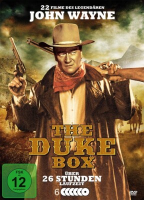 THE DUKE BOX - John Wayne Special Metallbox 22 Filme - 6 DVD - 26 Std. Laufzeit
