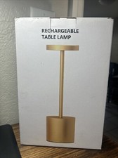 2 Pack Rechargeable Table Lamp, LED Cordless Desk Lamp,5000Mah Battery Black