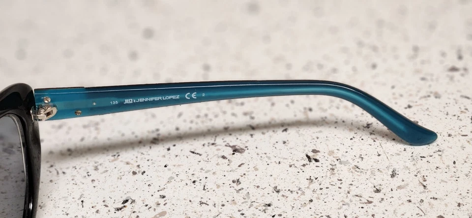 Marcos Jennifer Lopez JLO "JL42/S" negro turquesa usados algo de desgaste Foto 4 de 4