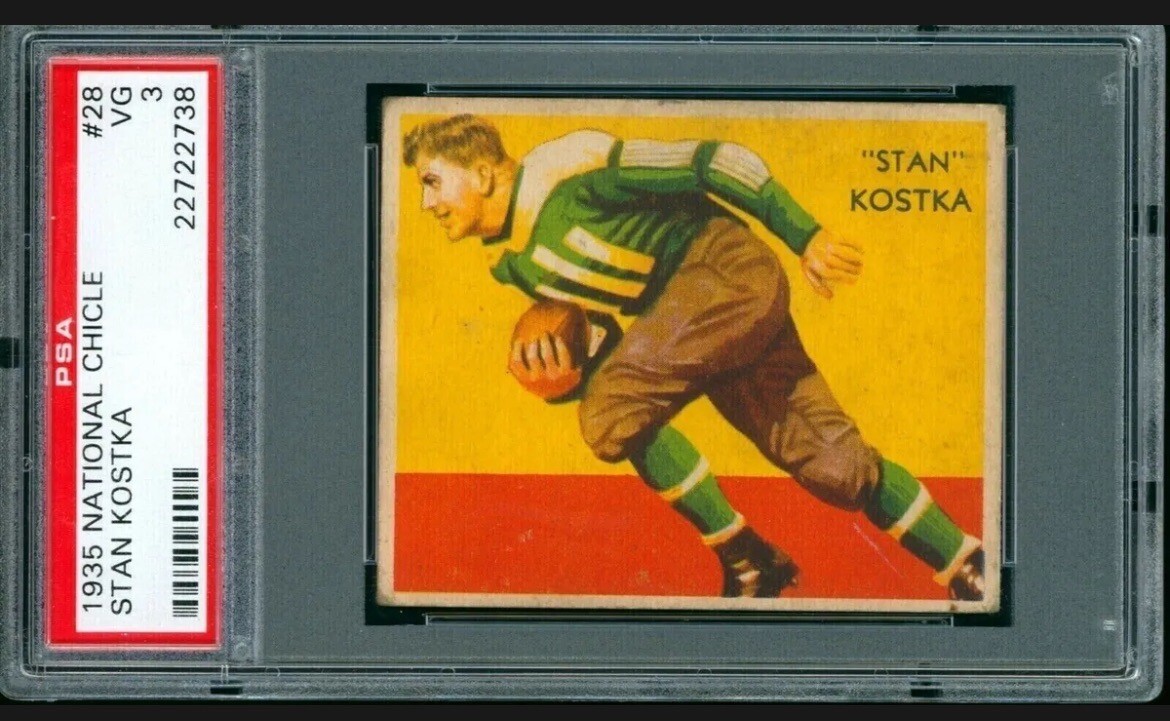 STAN KOSTKA 1935 National Chicle 28 PSA 3 *CENTERED* HIGH NUMBER SP