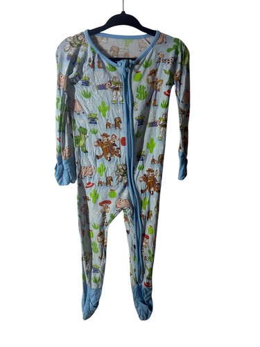 Little Sleepies Original Toy Story Druck Reißverschluss Pyjama 6-12 Monate
