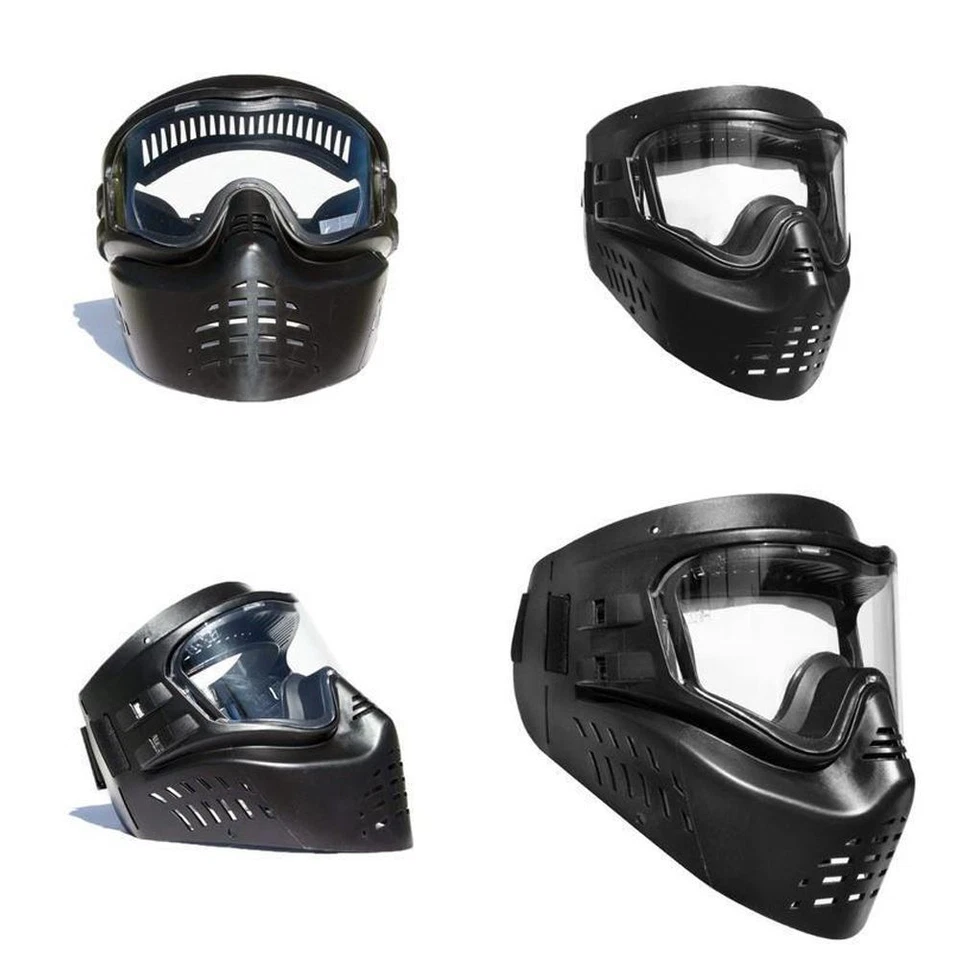 GenX Global Stealth Anti Fog Paintball Goggles Mask - Black - Изображение 4 из 4