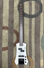 Vintage White Cort Headless Electric Bass Guitar Licensed By Steinberger