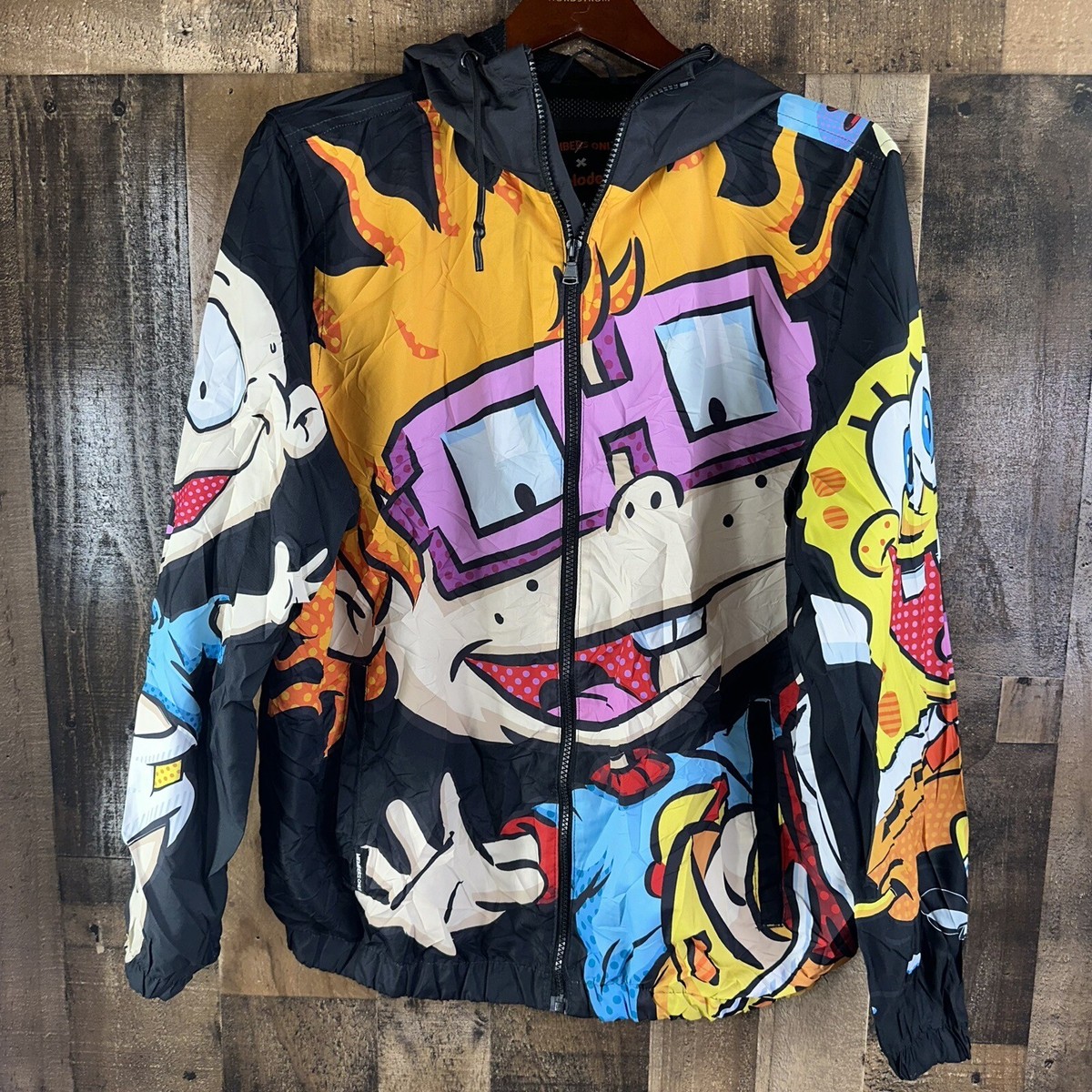 Members Only x Nickelodeon Puffer Jacket Medium Rugrats SpongeBob