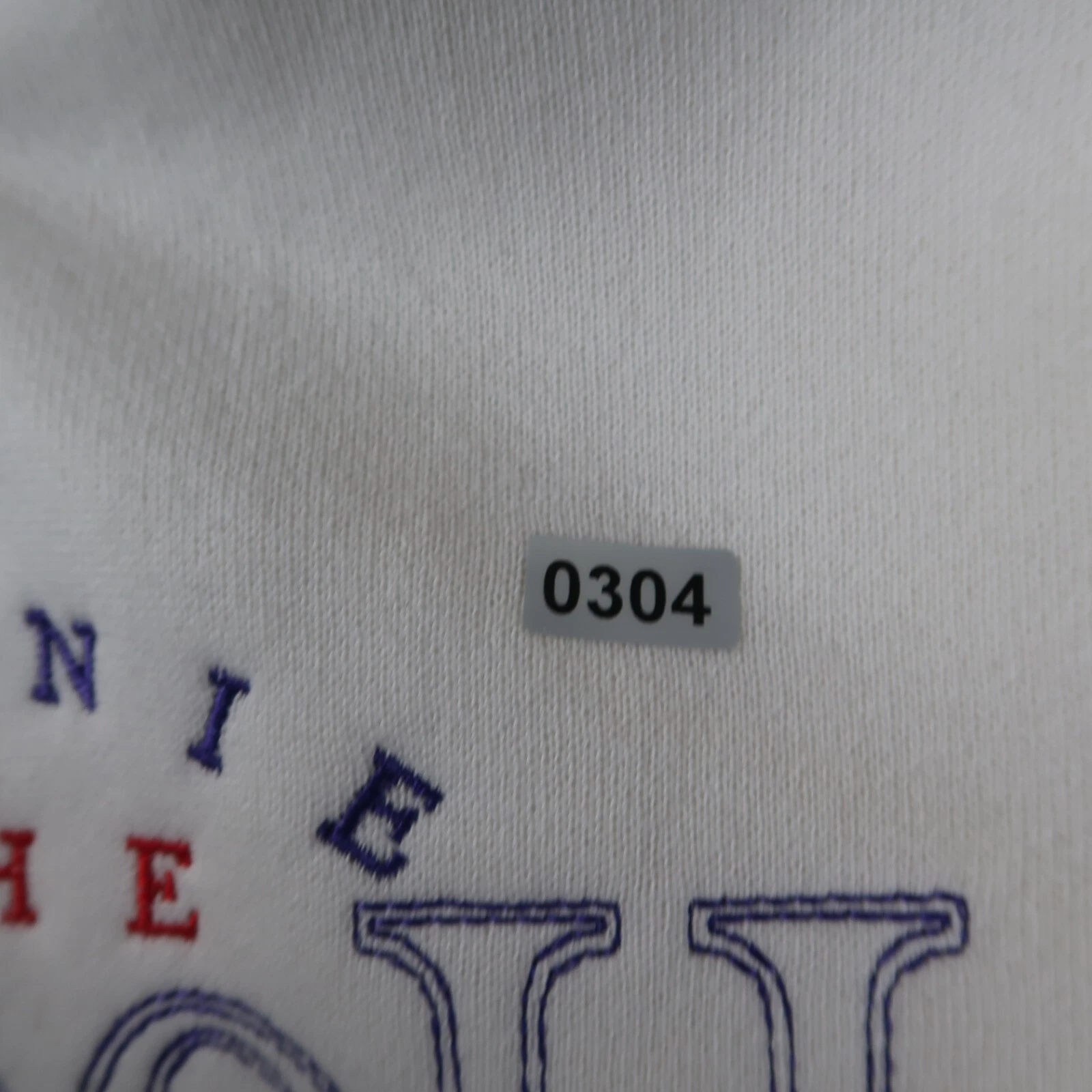 Vintage 90s Pooh Crewneck Sweatshirt Mens XL White Embroidered Made In USA