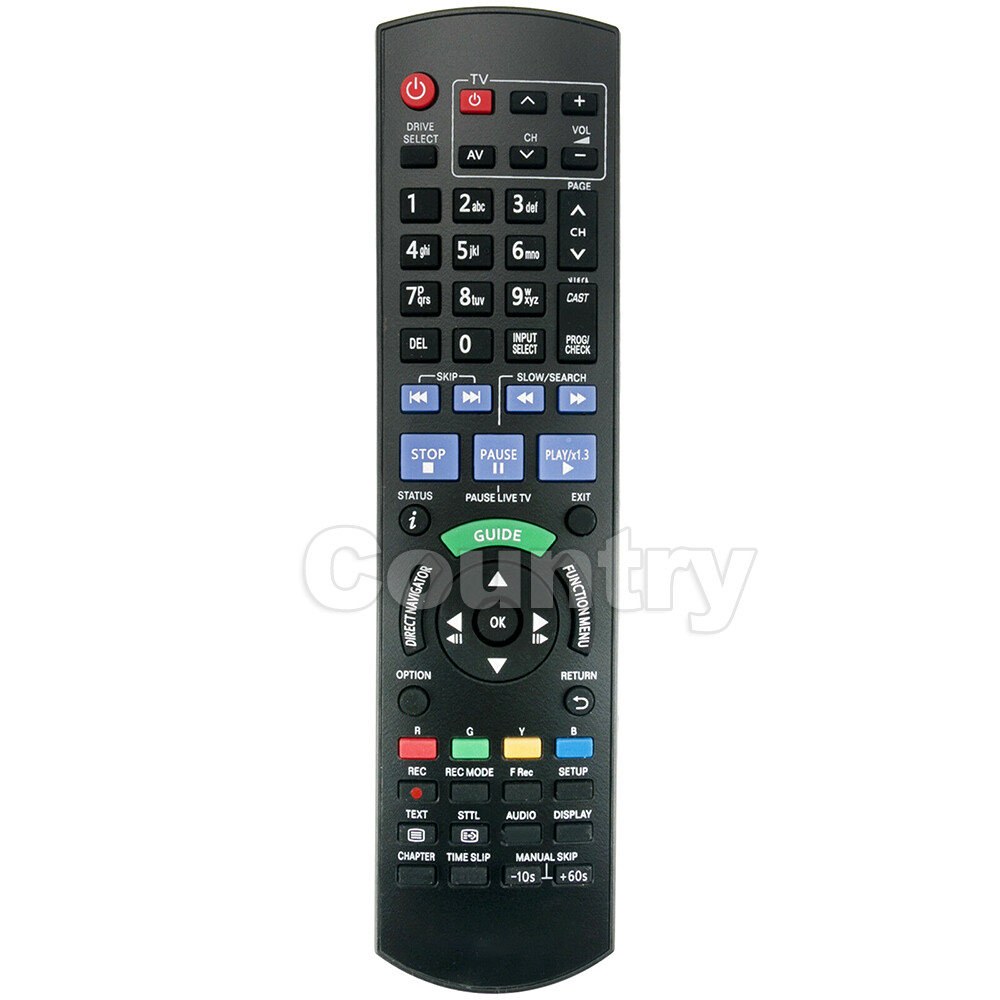 N2QAYB000479 Remote for Panasonic DVD Recorder DMRXW385 DMRXW390 DMR
