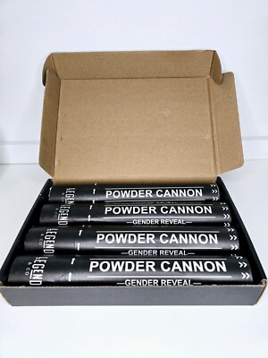Legend & Co, Baby Gender Reveal Powder Cannons BOY OR GIRL (2 Each) Air Powered