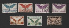 Timbre Suisse N° A10 à A15 Y&T/ Zum Oblitéré. A10, A11, A12, A12a, A13a, A14a, A