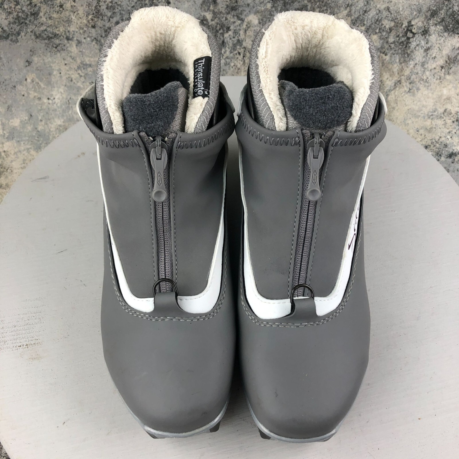 Scarponi da sci di fondo Salomon donna taglia 8 Siam Pilot grigio Thinsulate 534924