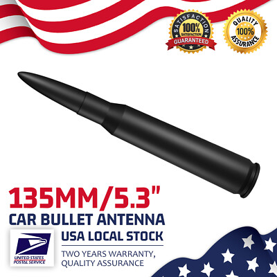 50CAL Black Dustproof Waterproof Bullet Style Antenna for 2017-2024 Ford F-250