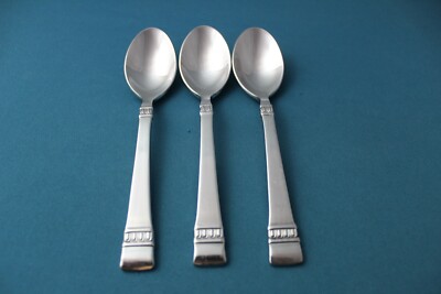 Oneida CADENCE Teaspoons (Set of 3) 18/10 Stainless Indonesia 6 1/4''