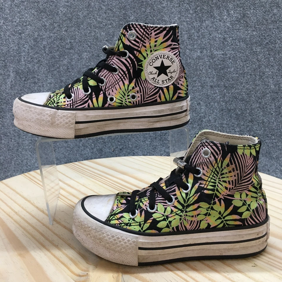 Converse Zapatos Juveniles 12 CTAS EVA Plataforma Elevadora Zapatillas Altas A00446F Multicolor Foto 3 de 4