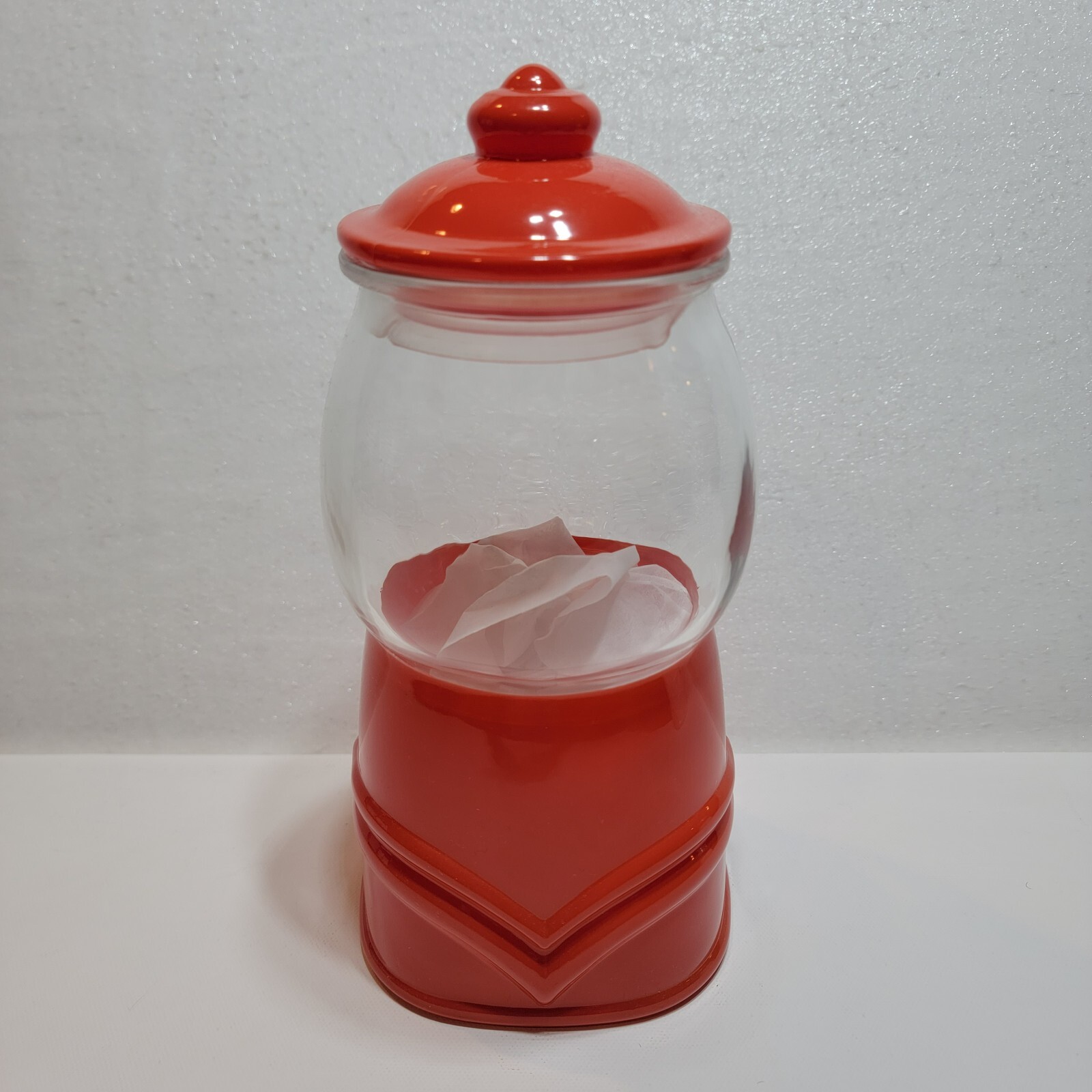 2 Target Glass Gumball Machines Red White Dollar Spot Rae Dunn