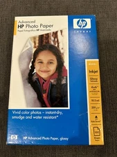 HP Advanced Photo Paper Inkjet Glossy 4" x 6" 100 Sheets Q7906A NEW