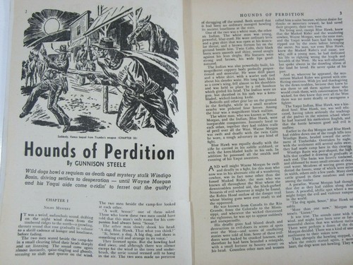 Masked Rider Western Pulp #21 VG/FN Thrilling Publication - Scarce UK Version! - Picture 5 of 6