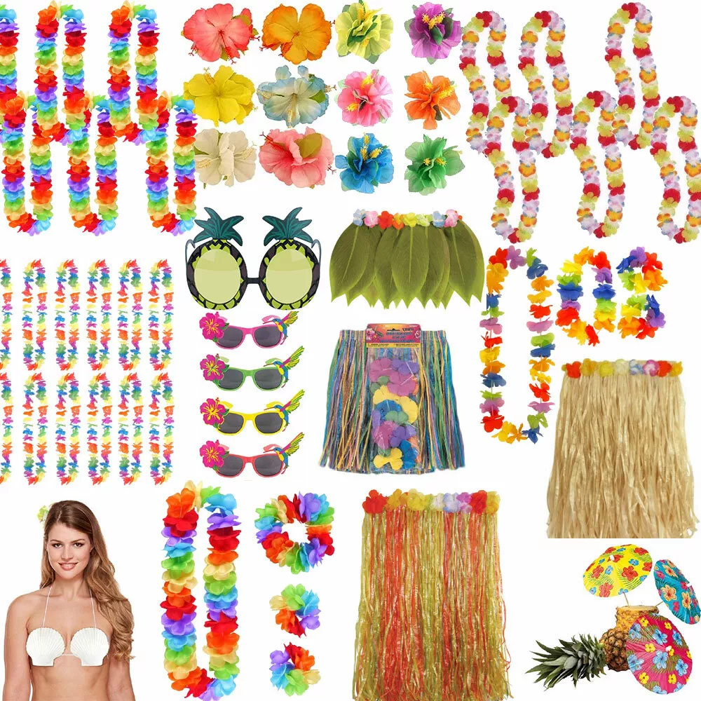 Tropical Hawaiian Luau Summer Party BBQ Tiki Decorations Beach ...