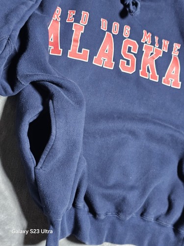 Red Dog Mine ALASKA Hoodie Medium GEAR FOR SPORTS BIG COTTON. - Picture 4 of 13