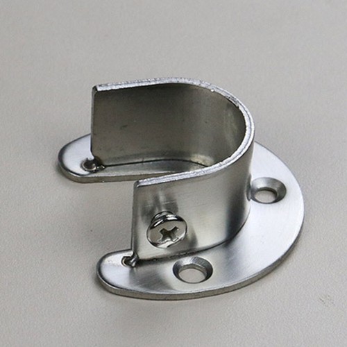 4 PC Shower Curtain Rod Clothes Rail Closet Clothes Rail Round Tube - 第 5/12 張圖片