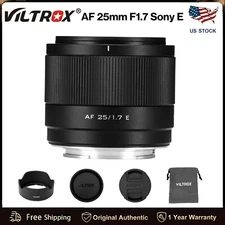 Viltrox 25mm F1.7 APS-C Auto Focus Lens For Sony ZV-E10 II a6700 a6600 a6400