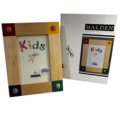 Photo Frame Kids Loft Malden Solid Maple 4  x 6  Picture New