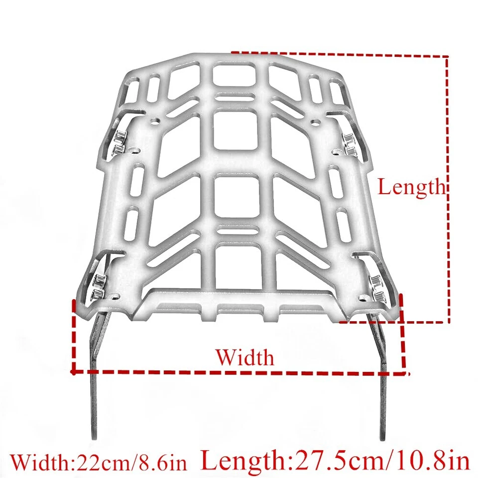 Portaequipajes trasero superior múltiple almacenamiento carga para Honda Super Cub 125 2018-2024 Foto 3 de 4