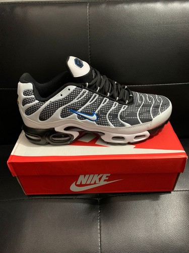 Nike Air Max TN Bianco/Nero/Azzurro, Scarpe Uomo ☑️Rivenditore Autorizzato  | eBay