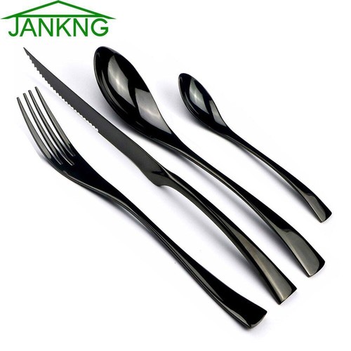 24-Pcs Dinnerware 18/10 Stainless Steel Flatware Set Cutlery Set Food Tableware - Bild 13 von 30