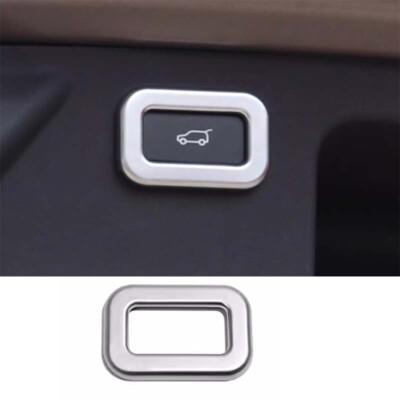 Frame Trim Matte Silver 2018-2023 For Jaguar E-PACE Trunk Power Liftgate Switch