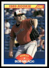 Bob Milacki Rookie Baltimore Orioles 1989 Score #651 29832