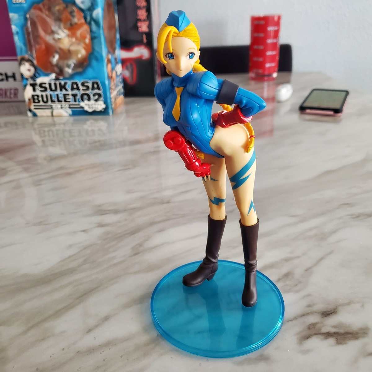 Capcom Girls Statue Street Fighter Zero 3 Cammy Figure Ensky Japan no box