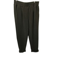 Varley The Rolled Cuff Pants DoubleSoft Olive Green Heathered Size L
