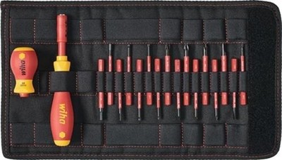 Wiha Schraubendrehersatz SlimVario  18-tlg.m.Wechselkl.VDE isol.