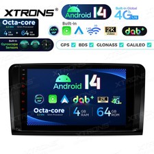 9" Autoradio Android 14 4G+64GB GPS Gyroskop DAB+ Für Mercedes ML W164 GLK X164 9" Autoradio Android 14 4G+64GB GPS Gyroskop DAB+ Für Mercedes ML W164 GLK X164