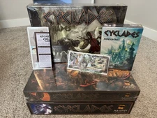 Cyclades Matagot XL Collection Bundle-Base, Titans, Hades, Monuments, Promos