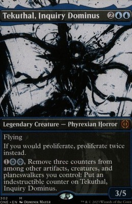 Tekuthal, Inquiry Dominus 302 Borderless Non Foil ONE MTG