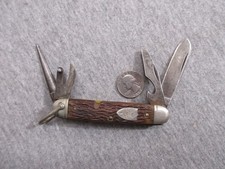 vintage Ulster Knife Co Boy Scouts of America folding blade knife lot B