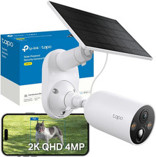 Tapo TC85 KIT 2K QHD Security Camera Outdoor Wireless with Solar Panel, 300-Day 