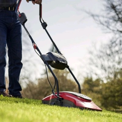 Electric Lawnmower Flymo Glider 330 Collect Hover Mower Easi Glide