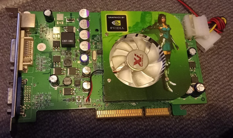 XPERTVISION Nvidia GeForce 6600 GT AGP / 128MB 128-bit Graphics Card