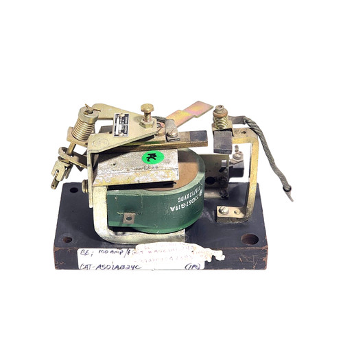General Electric DC Contactor A501AB24C, 100 Amps, 600 Volts Max Auction USED.
