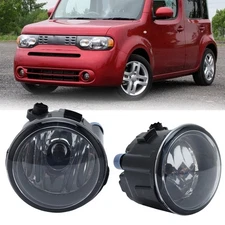 Pair Front Bumper Fog Light Lamp For Nissan Cube 2009-2010 2011 2012 Left&Right