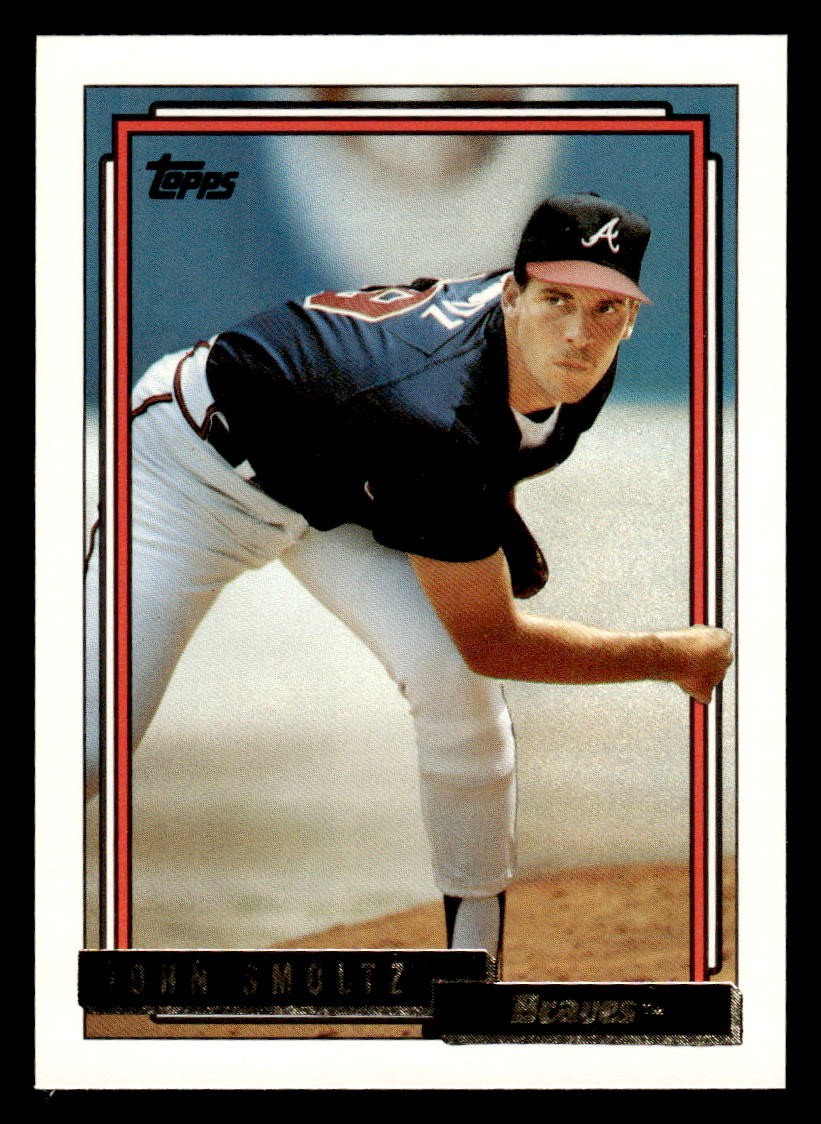 John Smoltz 1992 Topps Gold #245 Atlanta Braves