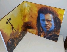 Braveheart Laserdisc 2 Disc  Laser Widescreen Like New Rated R